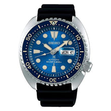 Load image into Gallery viewer, Seiko Prospex SRPE07K1 Analog Automatic Black Silicon Men Watch, Blue_1