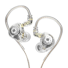 Load image into Gallery viewer, senleeor KZ EDX PRO In Ear Monitor Wired Headphones 10Mm Dual Magnetic Dynamic Driver, KZ Earbuds 1DD With Resin Housing For Musician Audiophile Gift Set (No Mic, Clear)_1