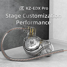 Load image into Gallery viewer, senleeor KZ EDX PRO In Ear Monitor Wired Headphones 10Mm Dual Magnetic Dynamic Driver, KZ Earbuds 1DD With Resin Housing For Musician Audiophile Gift Set (No Mic, Clear)_972