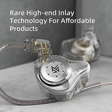 Load image into Gallery viewer, senleeor KZ EDX PRO In Ear Monitor Wired Headphones 10Mm Dual Magnetic Dynamic Driver, KZ Earbuds 1DD With Resin Housing For Musician Audiophile Gift Set (No Mic, Clear)_973