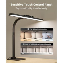 Load image into Gallery viewer, SEOUFRDZ Professional Craft & Artist Lamp, 23.6" Wide LED Workspace Light, Black_513