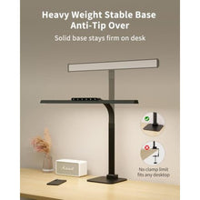 Load image into Gallery viewer, SEOUFRDZ Professional Craft & Artist Lamp, 23.6" Wide LED Workspace Light, Black_515