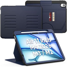 Load image into Gallery viewer, SEYMAC Case for iPad Air 11 inch M4/ M3/ M2 (2026/2025/2024), Navy Blue_1