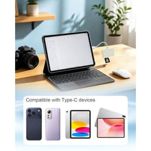 Load image into Gallery viewer, SEYUGOPTI 3-in-1 USB C to SD TF Card Reader with USB Port, White_137