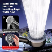 Load image into Gallery viewer, SharpVista Filtered Shower Head with Handheld, High Pressure Shower Heads - 4 Spray Modes, Power Wash for Pets Bath, ON/OFF Switch & Water Saving Design (Deep Gray), Black_1836