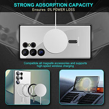 Load image into Gallery viewer, sheheme Titanium Clear for Samsung Galaxy S24 Ultra MagSafe Case with Camera Lens Protector,Magnetic Case for S24 Ultra,Full Protection Plating Anti-Scratch Slim Thin Case Cover,Black Titanium_1263