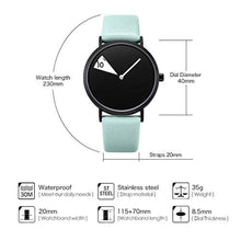 Load image into Gallery viewer, SHENGKE Creative Ladies Watche Ultra-Thin Leather Strap Fashion Quartz Minimalist Women Watch Waterproof reloj de Mujer, Green_2720