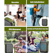 Load image into Gallery viewer, SHIDU Voice Amplifier for Teacher with Portable Microphone and Speaker, 18W Megaphone with Wired Mic Headset, IPX5 Waterproof & Rechargeable Bluetooth Speaker Systems for Tour Guide (NOT Wireless), Green_2210