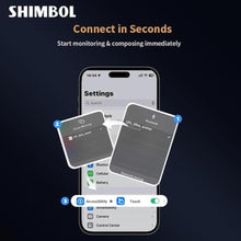 Load image into Gallery viewer, Shimbol CP5 Ultra Full Touch HD Phone Vlog Selfie Monitor Screen for iPhone, Black_899