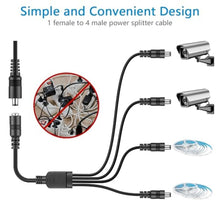Load image into Gallery viewer, SHNITPWR Universal Power Supply Adjustable 3.5V~24V 3A 72W Variable 3.5V 5V 9V 12V 18V 20V 24V AC/DC Adapter, 100V-240V AC to DC Converter with 16 Tips,4-Way Power Splitter Cable,Polarity Converter, Black_265
