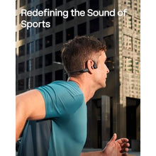 Load image into Gallery viewer, SHOKZ New OpenRun Pro 2- Bone Conduction Headphones, Open-Ear Bluetooth Wireless Sport Earphones for Running, Workouts - Sweat Resistant, Secure Comfortable Fit -Deep Bass, Smart Mic, Reflective Strip, Black_131