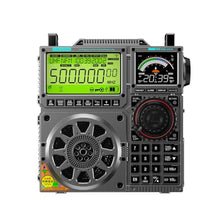 Load image into Gallery viewer, Shortwave Radio HanRongDa C919, Full Band Receiver with SSB, FM/MW/SW/USB/LSB/LW/VHF/UHF/AIR/CB/WB with Dual Display and APP Control, 20W Bluetooth Speaker Support MicroSD Card, gray_1