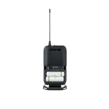 Load image into Gallery viewer, Shure BLX1 Wireless Bodypack Transmitter H10 Band (542572 MHz) Replacement Mic Transmitter for BLX4/BLX4R/BLX88 Receiver Up to 14 Hr Battery, 300 ft Range, Black_8122