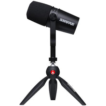 Load image into Gallery viewer, Shure MV7 USB Podcast Microphone and Stand, Black_2129
