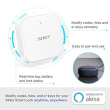 Load image into Gallery viewer, Sifely Smart Lock Wi-Fi Gateway - Remote Access Hub for Sifely Smart Door Lock, Works with App & Alexa (Model G2, Supports 2.4G Wi-Fi Only), White_55