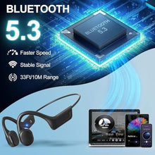 Load image into Gallery viewer, SilisoundTek Bone Conduction Swimming Headphones,Waterproof IP68,Wireless Bluetooth 5.3 Earphones with Microphone, Built-in 32GB MP3 Open Ear Bluetooth Headphones for Running,Swimming,Diving (Brown)_5400