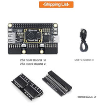 Load image into Gallery viewer, Sipeed Tang Primer 25K GW5A FPGA Development Board, 64Mbits Linux RISCV Single Board Computer, with MIPI 2.5Gbps Ethernet PMOD Port for FPGA Education, Support SDRAM HDMI Camera Module (SDRAM Bundle)_384
