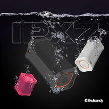 Load image into Gallery viewer, Skullcandy Wireless Terrain XT Bluetooth Speaker - IPX7 Waterproof Portable Terrain Speaker with Dual Custom Passive Radiators, 14 Hour Battery, Nylon Wrist Wrap, & True Wireless Stereo (Pink)_2161