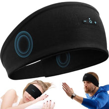 Load image into Gallery viewer, Sleep Headphones Bluetooth Headband for Side Sleeper, 17 Hours Playtime, Wireless Headband Headphones with HD Stereo Speakers for Workout,Running,Yoga, Ideal Gifts for Men, Women, Teens, Black, ModalBlack_1