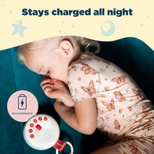 Load image into Gallery viewer, SlumberPod SlumberCalm Portable Sound Machine | White Noise Sound Machine Baby | Shhh Mode | 21 Relaxing Sleep Sounds | Travel Sound Machine | Rechargeable Night Light | Baby Registry Gift_1360