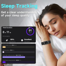Load image into Gallery viewer, SM SEVENMORE Smart Bracelet Fitness Tracker for Men Women (Rose Gold), RoseGold_155