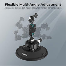 Load image into Gallery viewer, SMALLRIG 6" Suction Cup Mount with Ball Head Magic Arm, Camera Mount for DJI Osmo Action 6/5 Pro/4, for Insta360 x5, for Gopro 13/12, on Car Windshield or Window, Compatible with Action Cameras-5856B, Black_34