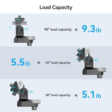 Load image into Gallery viewer, SmallRig Adjustable Camera Monitor Mount for ARRI-Style (Upgrade), 360 Swivel and 180 Tilt Monitor Holder Anti-Twist Support 5 and 7 Field Monitor, Black_6106