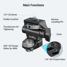 Load image into Gallery viewer, SmallRig Adjustable Camera Monitor Mount for ARRI-Style (Upgrade), 360 Swivel and 180 Tilt Monitor Holder Anti-Twist Support 5 and 7 Field Monitor, Black_6107
