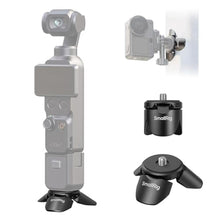 Load image into Gallery viewer, SMALLRIG Auto-Deploy Mini Tripod Magnetic Stand for DJI Osmo Pocket 4P/4/3, for Insta360 Luna Ultra, for Xtra Muse Tripod, w 1/4"-20 Screw, Aluminum Compact Travel Vlog Action Camera Accessories -6083, Black_1