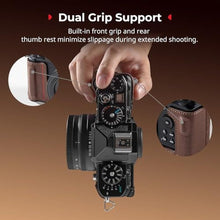 Load image into Gallery viewer, SMALLRIG Camera Case Kit for Nikon Z f, Vintage PU Leather Camera Case Kit, with Enhanced Grip, Scratch-resistant Microfiber Lining, Aluminum Alloy Frame,Shoulder Strap, Brown - 5096_549