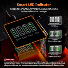 Load image into Gallery viewer, SmallRig EN-EL15c 4-Slot Battery Charger for Nikon, 3H PD45W Fast Charging, Orange_88