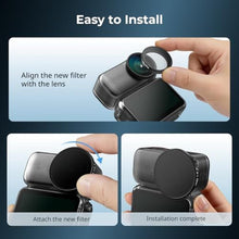 Load image into Gallery viewer, SmallRig Nano VND 1-5 Stop Filter for DJI Osmo Nano, Variable ND2-ND32 Filter, Adjustable ND Filters, Made of Multicoated HD Optical Glass, Includes Storage Case_20
