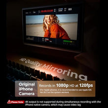 Load image into Gallery viewer, SmallRig Phone Monitor Screen with Wireless Control, 1080P Wireless Recording, Video Monitor with Cold Shoe Mount, Real-Time Screen Sharing, for iPhone for MagSafe - 4850B_31