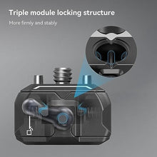 Load image into Gallery viewer, SMALLRIG Quick Release Plate Drop-in Quick Release Camera Mount Adapter, Black_974