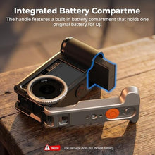 Load image into Gallery viewer, SMALLRIG Street Grip Kit for DJI Osmo Action 6, Aluminum Cage with Cold Shoe, Shoulder Strap, Lens Protection Ring, Protective Frame with 1/4"-20 Locating Holes, for Street Photography - 5891, BlackwithSilverAccents_365