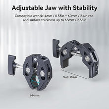 Load image into Gallery viewer, SMALLRIG Super Clamp, Camera Mount with 1/4'' and 3/8'' Threaded Holes, NavyBlue_340