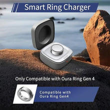 Load image into Gallery viewer, Smart Ring Charger Only Compatible with Oura Ring Gen 4 - Rings Charging Cable Portable for Travel & Replacement Charger (Size 6), SpaceGray_322
