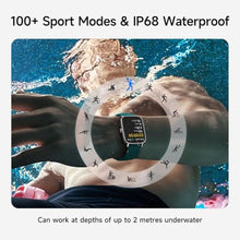 Load image into Gallery viewer, Smart Watch for Men Women, 1.85" HD Smartwatch Compatible iPhone/Samsung/Android (Answer/Make Calls), 100+ Sport Modes Fitness Tracker with Heart Rate/Sleep/SpO2 Monitor, IP68 Waterproof, 2 Bands, GreenBand_129
