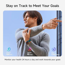 Load image into Gallery viewer, Smart Watch for Men Women, 1.85" HD Smartwatch Compatible iPhone/Samsung/Android (Answer/Make Calls), 100+ Sport Modes Fitness Tracker with Heart Rate/Sleep/SpO2 Monitor, IP68 Waterproof, 2 Bands, GreenBand_130