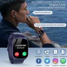 Load image into Gallery viewer, Smart Watch for Men Women, 1.95'' HD Curved Screen Smartwatch(Answer/Make Call), Fitness Tracker with 112 Sport Modes, IP68 Waterproof Fitness Watch with Heart Rate/Sleep Monitor/Pedometer, Blue_1