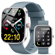 Load image into Gallery viewer, Smart Watch for Men Women (Answer/Make Call), 2025 New 1.91" HD SmartWatch, Fitness Watch with 120+ Sport Modes, IP68 Waterproof, Heart Rate/Sleep Monitor, Pedometer, Activity Tracker for Android iOS, coolgrey_1