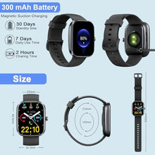 Load image into Gallery viewer, Smart Watch for Men Women (Answer/Make Call), 2025 New 1.91" HD SmartWatch, Fitness Watch with 120+ Sport Modes, IP68 Waterproof, Heart Rate/Sleep Monitor, Pedometer, Activity Tracker for Android iOS, coolgrey_990