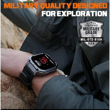 Load image into Gallery viewer, Smart Watch for Samsung Galaxy A15 5G Military Smart Watch for Men (Answer/Make Call), 1.85in HD Tactical Sports Rugged Smartwatch, Fitness Tracker Watch for Android/iOS Phones - Black_1685