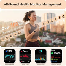 Load image into Gallery viewer, Smart Watch for Women, Smartwatch for iPhone & Android Bluetooth (Answer/Call) Built-in Alexa, 1.91" HD Fitness Tracker with 105+ Sport Modes, IP68 Waterproof, Sleep/Heart Rate/SpO2/Stress Monitor, Pink_1315