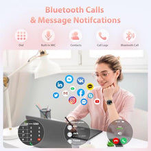 Load image into Gallery viewer, Smart Watch for Women, Smartwatch for iPhone Android Samsung with Bluetooth Answer/Make Calls, Fitness & Sleep Tracker with 110+ Sport Modes, IP68 Waterproof, Heart Rate/SpO2/Step Monitor, Pink_1608
