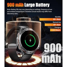Load image into Gallery viewer, Smart Watches for Men with 900mAh(60+Standby),1.73" AMOLED Reloj Inteligente para Hombre with Bluetooth Call,110+ Sports Mode Fitness Tracker/Heart Rate Sleep Health Monitor/Android iOS Smart watch, BlackBlack_481