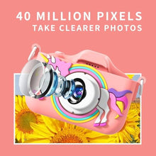Load image into Gallery viewer, Snowall Kids Camera, Rainbow Design, 2.0 Inch LCD Screen, with 64GB Memory Card, Girls Toy, Pink_5714