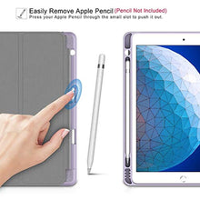 Load image into Gallery viewer, Soke for iPad Air 3 Case 2019 with Pencil Holder, Premium Smart Case, Strong Protection, Auto Sleep/Wake, Ultra Slim Soft TPU Back Cover for iPad Air 3rd Gen 2019/iPad Pro 10.5 2017(Violet)_498