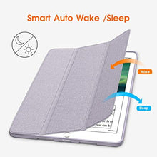 Load image into Gallery viewer, Soke for iPad Air 3 Case 2019 with Pencil Holder, Premium Smart Case, Strong Protection, Auto Sleep/Wake, Ultra Slim Soft TPU Back Cover for iPad Air 3rd Gen 2019/iPad Pro 10.5 2017(Violet)_501
