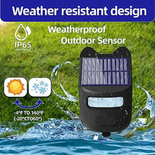 Load image into Gallery viewer, Solar Driveway Alarms Wireless Outside Weatherproof Motion Detector & Sensor for 1000ft Long Range - No Need Replace Batteries Security Driveway Alert System - Monitor & Protect Outside Property, SensorsandReceiver_1807